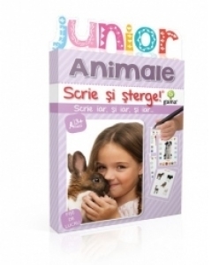 Scrie si sterge. Junior - Animale