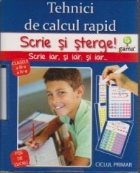 Scrie sterge Tehnici calcul rapid