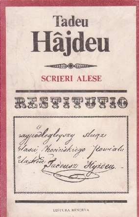 Scrieri Alese - Tadeu Hajdeu