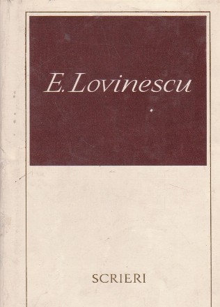 Scrieri 6. Istoria literaturii romane contemporane 1900 - 1937