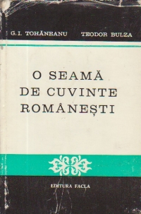 O seama de cuvinte romanesti