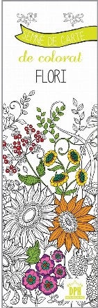 Semne de carte de colorat - Flori