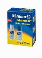 Set Fluid corector Blanco ( fluid corector + solvent ), Pelikan