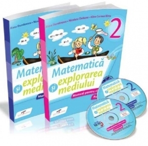 Set Matematica si explorarea mediului, Manual pentru clasa a II-a (Partea I + Partea a II-a, manualele contin CD-uri)