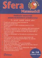 Sfera matematicii, Nr. 16 (2/2009-2010)