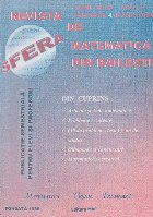 Sfera. Revista de matematica din Bailesti, nr. 4/2003-2004