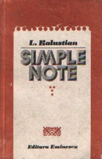 Simple note, Volumul al IV-lea