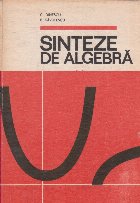 Sinteze de algebra