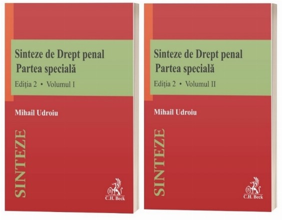 Sinteze de Drept penal. Partea speciala (vol. I + vol. II). Editia 2