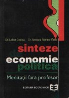 Sinteze economie politica Meditatii fara