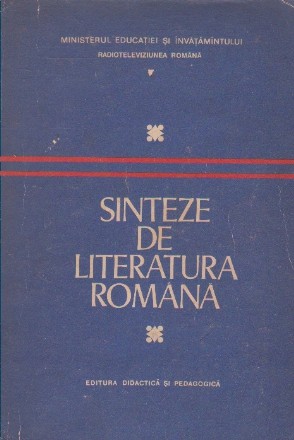 Sinteze de literatura romana