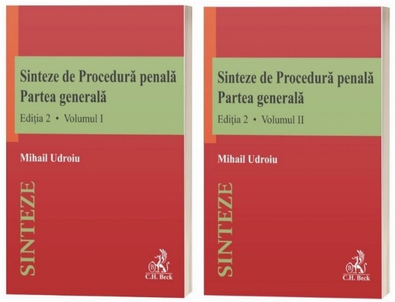 Sinteze de Procedura penala. Partea generala (vol. I + vol. II). Editia 2