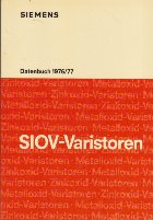 SIOV Varistoren