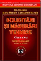 Solicitari masurari tehnice Manual pentru