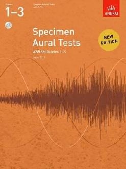 Specimen Aural Tests, Grades 1-3 with 2 CDs