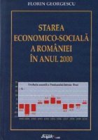 Starea economico-sociala a Romaniei in anul 2000
