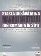 Starea sanatate managementului din Romania