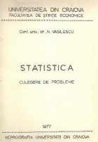 Statistica - Culegere de probleme