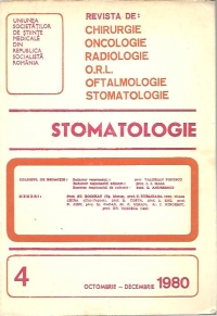 Stomatologia - Revista a societatii de stomatologie (1981/octombrie-decembrie)