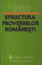 Structura proverbelor romanesti