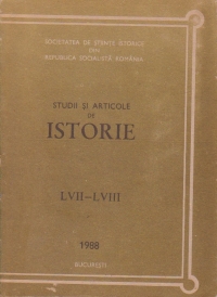 Studii si articole de istorie LVII-LVIII (1988)