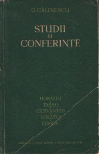 Studii si conferinte - Horatiu, Tasso, Cervantes, Tolstoi, Cehov