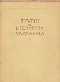 Studii de literatura universala, Volumul al II-lea