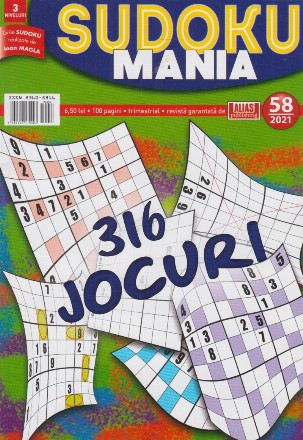 Sudoku mania. Numarul 58