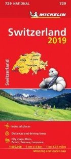 Switzerland 2019 - Michelin National Map 729