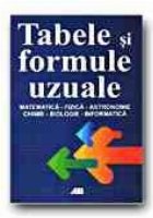 Tabele si formule uzuale - matematica, fizica, astronomie, chimie, biologie, informatica