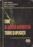 Teme analiza matematica: teorie aplicatii