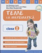 Teme matematica Clasa (exercitii fixare