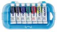 Tempera GIOTTO 7 culori, tub 7,5 ml, cutie din plastic