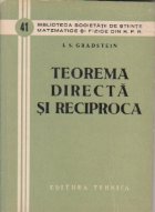 Teorema directa reciproca Elemente algebra