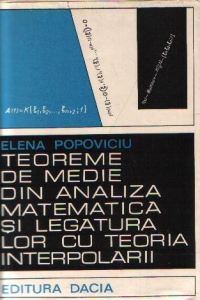 Teoreme de medie din analiza matematica si legatura lor cu teoria interpolarii