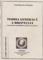 Teoria generala dreptului Curs pentru