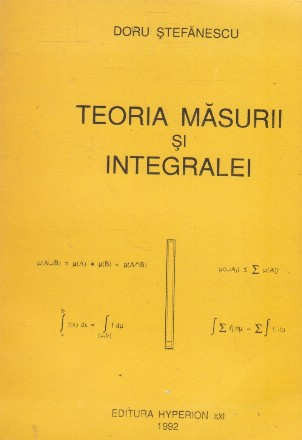 Teoria masurii si integralei