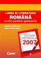 Testare nationala 2007 Limba romana