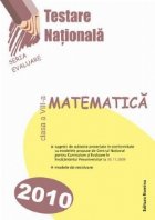 Testare Nationala Matematica clasa VIII