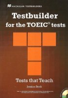 Testbuilder for the TOEIC tests (with audio CDs)