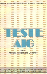 Teste AIG pentru Abilitati Intelectuale Generale (AIG 1P-90, AIG 01-90, AIG 02-90)