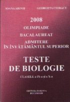 Teste biologie clasele 2008 (olimpiade