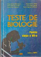 Teste de biologie pentru clasa a VII-a