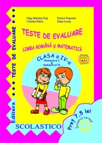 TESTE DE EVALUARE - CLASA a IV-a