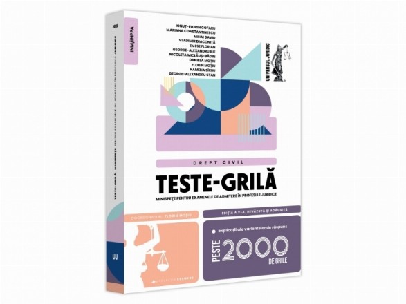 Teste-grilă, minispeţe pentru examenele de admitere în profesiile juridice - Drept civil