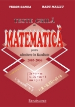 Teste grila de matematica pentru admitere la facultate