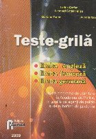 Teste grila Limba engleza Limba