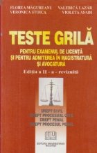 Teste grila pentru examenul licenta