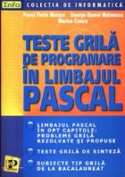 Teste grila programare limbajul PASCAL