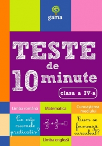 Teste de 10 minute clasa a IV a